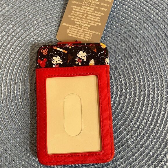 Disney Parks Mickey Mouse Food Icons Card Wallet NWT - Picture 4 of 6